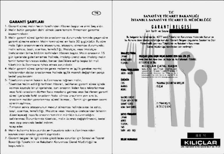 garanti belgesi basimi - Garanti Belgesi