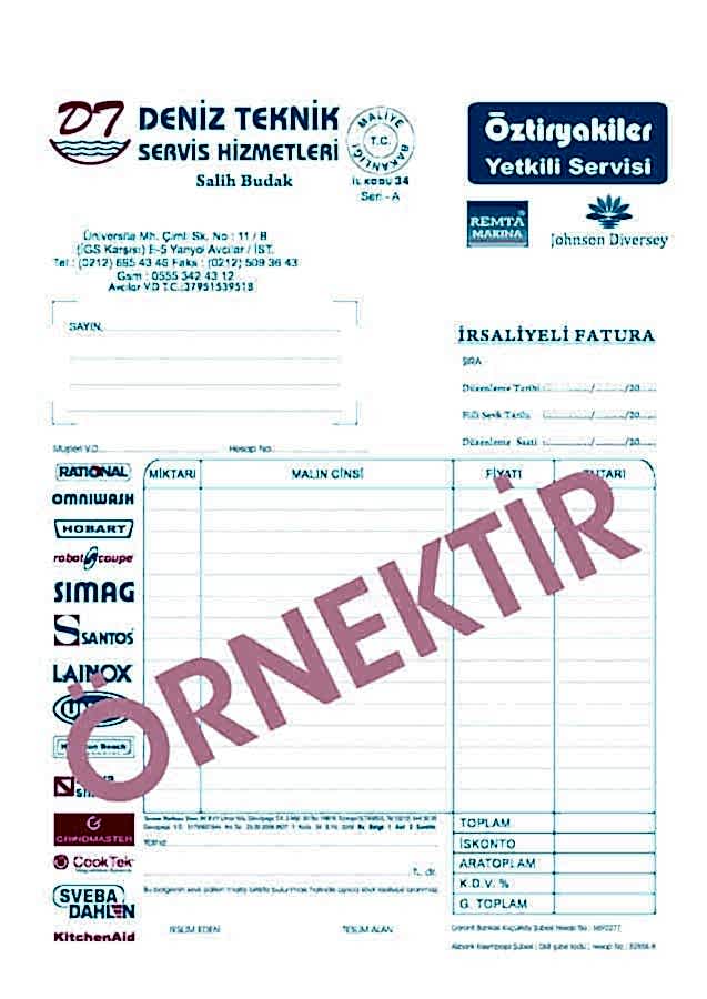 irsaliyeli fatura 7 - İrsaliyeli Fatura