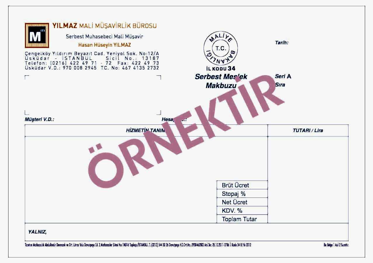 serbest meslek makbuzu2 - Serbest Meslek Makbuzu