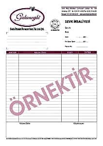 sevk irsaliyesi 6 212x300 - Sevk İrsaliyesi Örneği