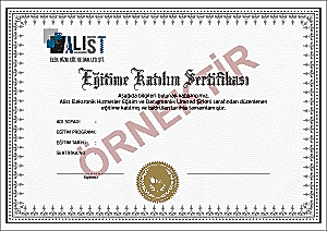 Alist Eğitim Sertifikası 300x212 - Alist Eğitim Sertifikası