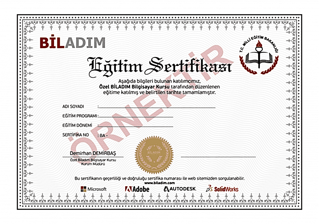 Biladım Sertifika 1024x720 - Sertifika Basımı