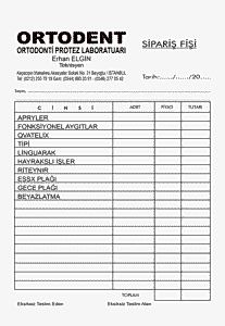 ORTODENT SİPARİŞ FİŞİ 1 207x300 - ORTODENT SİPARİŞ FİŞİ