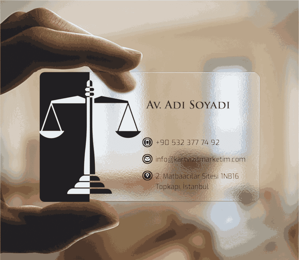 siyah beyaz avukat şeffaf kartvizit 1024x890 - Şeffaf Kartvizit